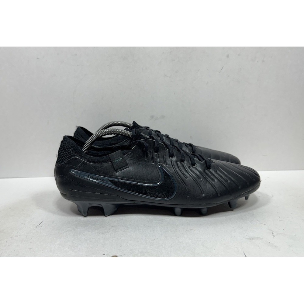 Nike Tiempo Legend 10 Elite ACC FG Soccer Cleats Black DV4328-002 Men's Sz 10.5